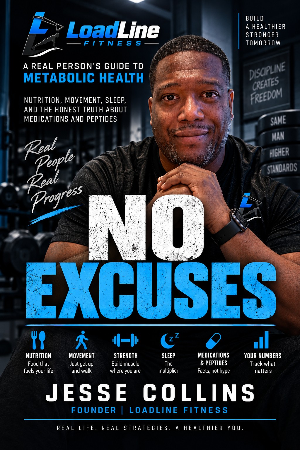 NO EXCUSES book cover by Jesse Collins